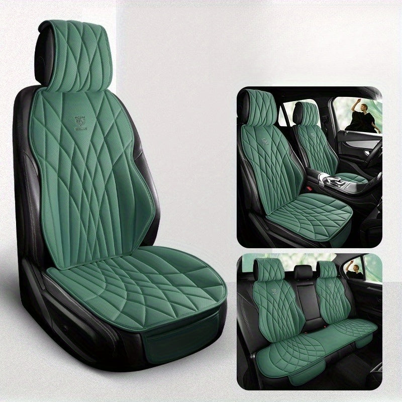 Universal fit uchun avtomobil o'rindiq yostiqchasi, barcha mavsumlar uchun, yarim paket, kulrang