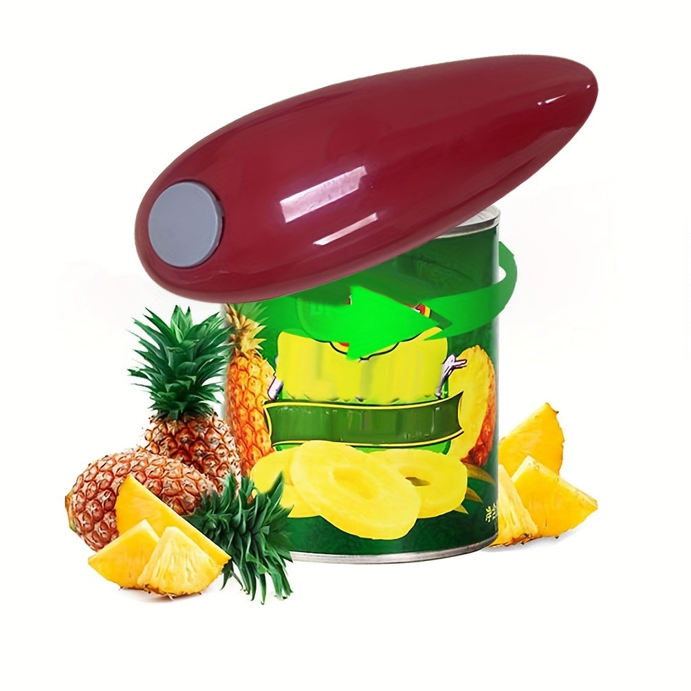 Avtomatik banko va shisha ochuvchi funksiyali elektr banko ochgich, qo'ldan foydalanmasdan tortish tugmasi, 2 AA batareyasi bilan ishlovchi (batareyalar kiritilmagan), bardoshli plastmassa material, uchun mukammal