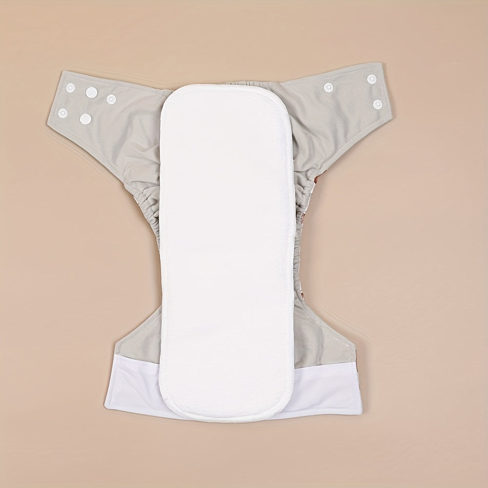 Microfiber Cloths Pack with 3-Layer Washable Diaper Inserts for Baby Care