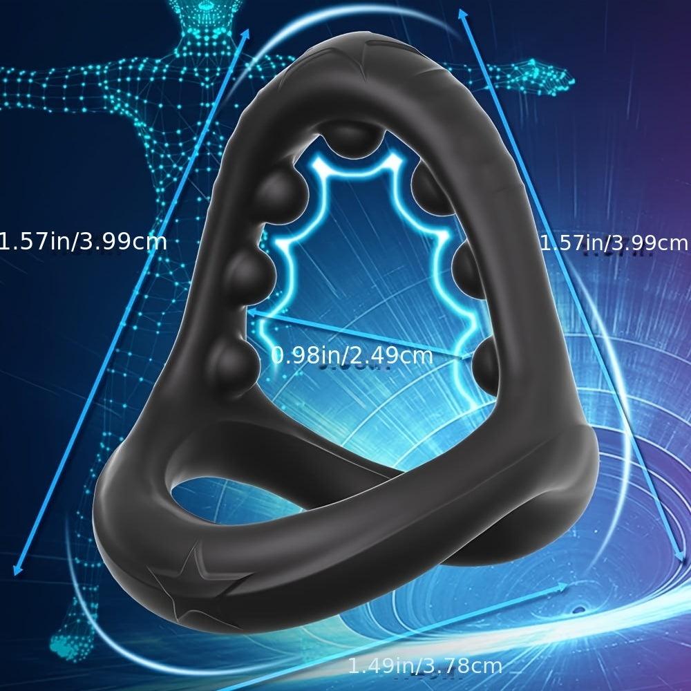 Men Silicone Penis Ring Reusable Semen Cock Restraint Sperm Lock