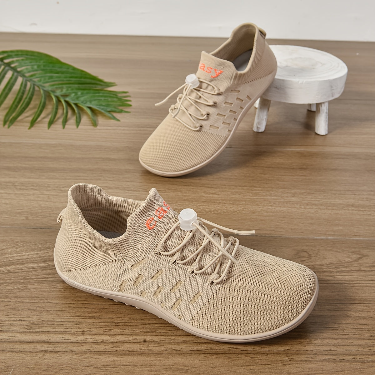 Women Lightweight Casual Slip-On Sneakers Breathable Fabric All-Season