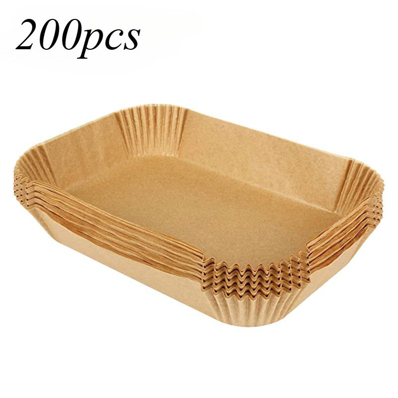 Nonstick Air Fryer Liners Set 100 Pieces Oilproof Food Safe Baking and Cooking Trays