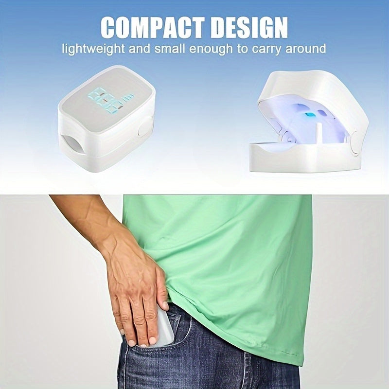 Raqamli displeyga ega portativ tirnoq qurilmasi. USB orqali zaryadlanadigan, ixcham, shaxsiy parvarish va tirnoq salomatligi uchun ideal sovg'a.