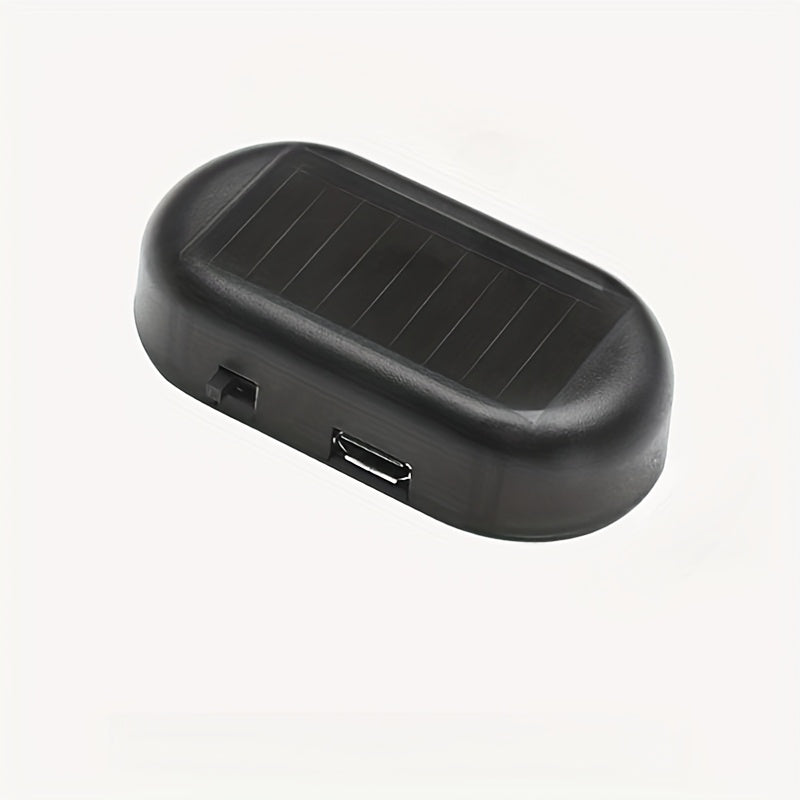 2PCS Solar Car Anti-Theft LED Lights Indoor Decorative Indicator Lights