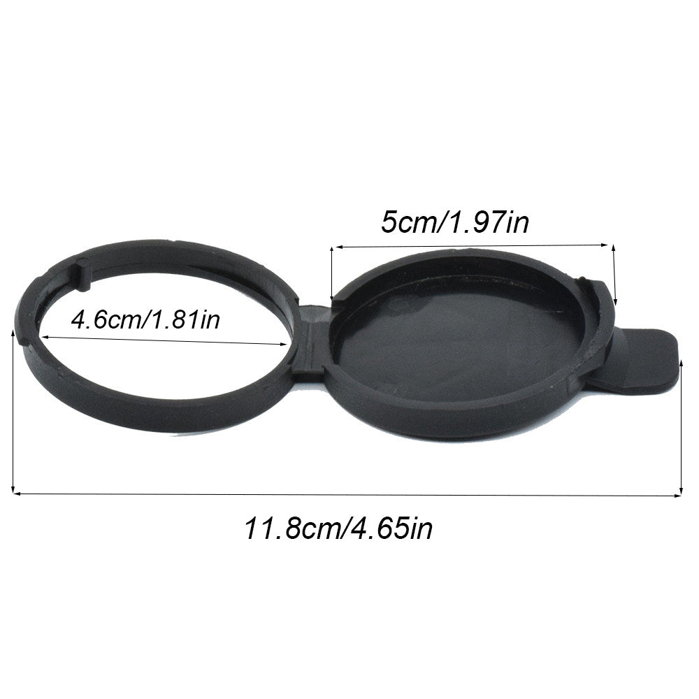 Black ABS Windshield Washer Fluid Tank Cap for Cars with Level Indicator