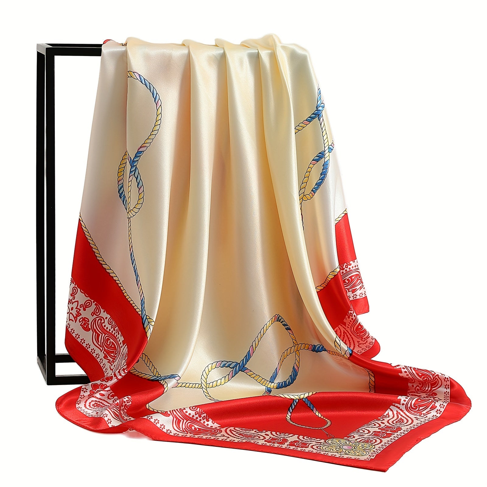 90x90cm Outdoor Square Bandanna Polyester Windproof Sun Protection Scarf