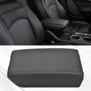 Avtomobil konsoli armrest qopqog'i qopqog'i qora va kulrang ABS bardoshli 2007-2017 uchun mos