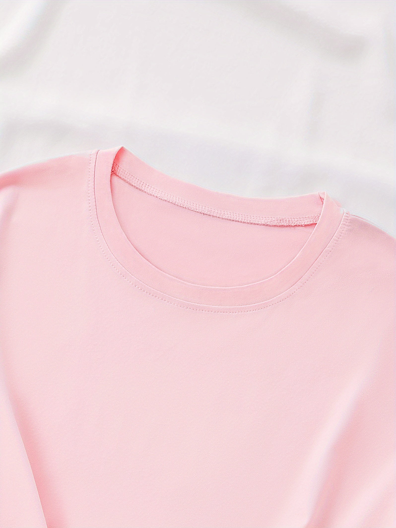 Women's Loose Fit Plus Size T-Shirt Soft Breathable Polyester Casual Top Multiple Colors