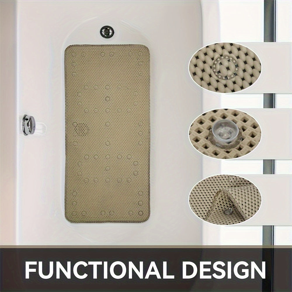 Qattiqlashtiruvchi suzish uchun yostiq, yumshoq ko‘pik, suvni chiqarish uchun teshiklar bilan, bej, polyester, plastmassa