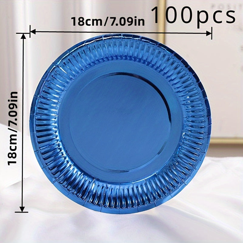 High-Quality Paper Plates for Birthday Cakes Baking Dishes and Parties