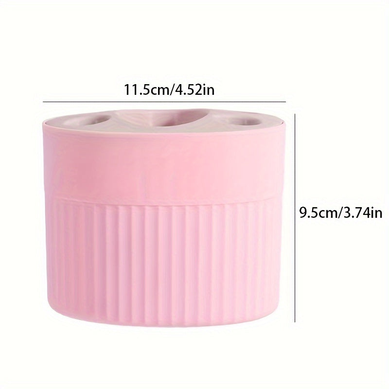 Tozalik uchun tish cho'tkasi va tish pastasiga mo'ljallangan hammom uchun saqlash tashkilotchisi, ajraladigan javon bilan