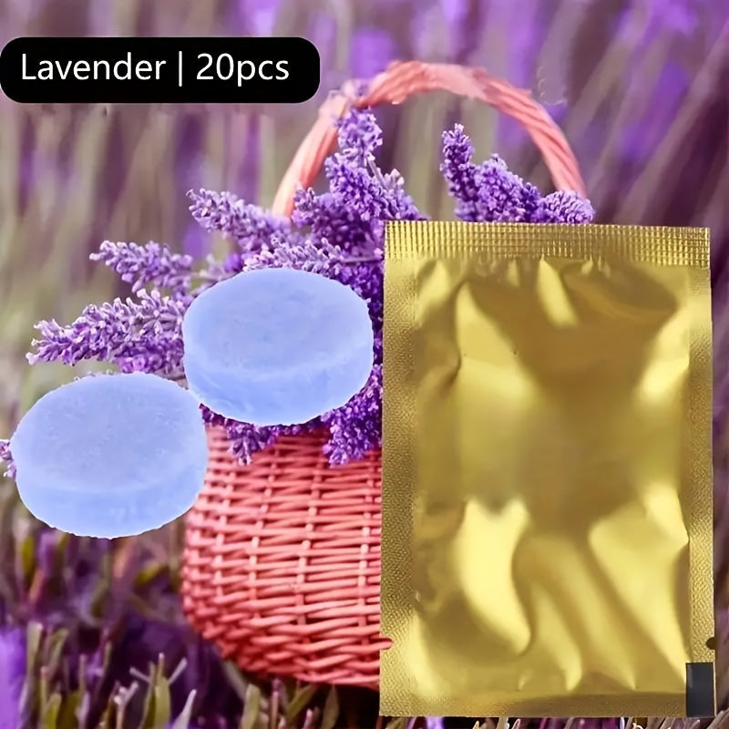 20 Sets Car Air Freshener Tablets Aromatic Freshener for Vehicle Ventilation