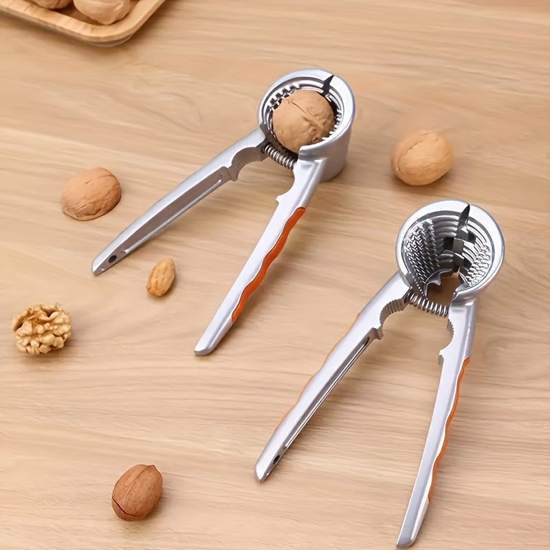 Stainless Steel Nutcracker for Walnuts Hazelnuts and Pine Cones Kitchen Tool