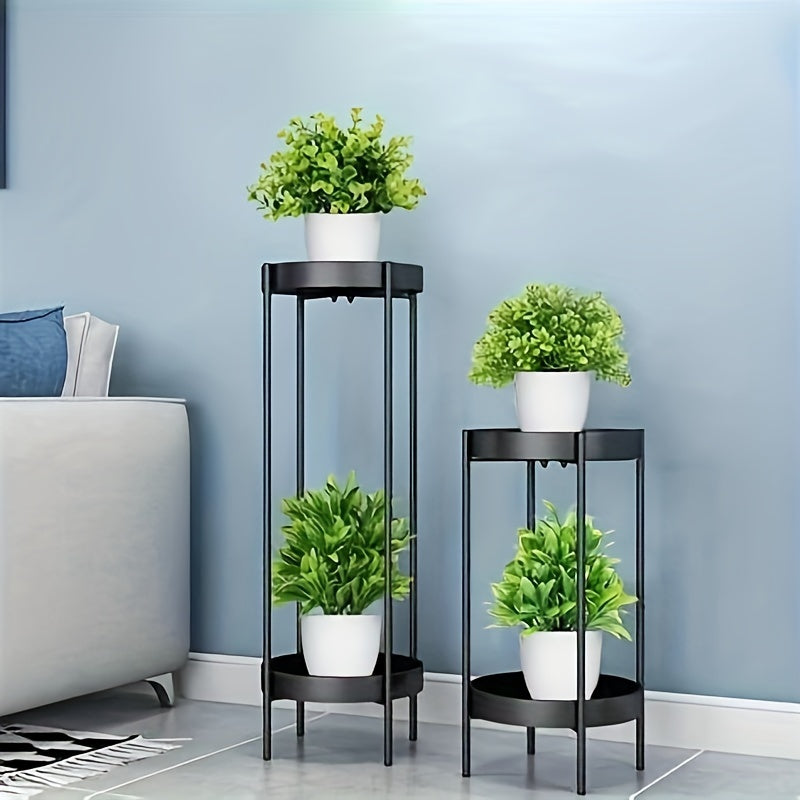 Set of 2 Artificial Eucalyptus Potted Plants for Indoor Decor White Plastic Pots Housewarming Gift