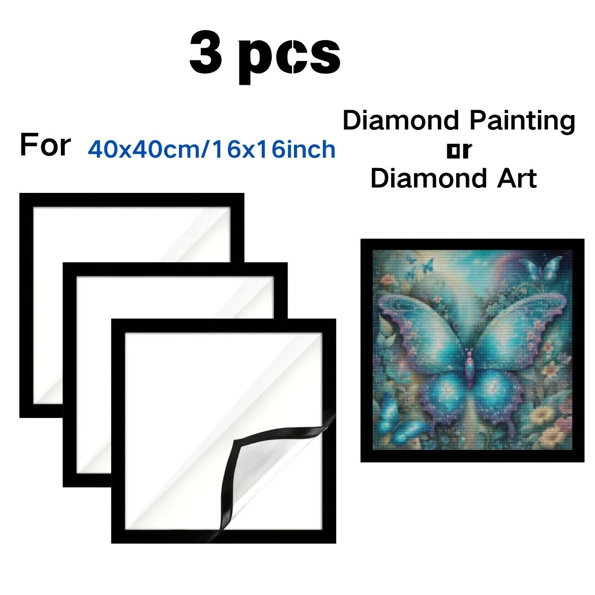 Рамки для фотографий с алмазной живописью для 6 дюймов и 8x12 дюймов 20x30 см 12x12 дюймов 30x30 см 12x16 дюймов 30x40 см 16x16 дюймов 40x40 см настенное искусство