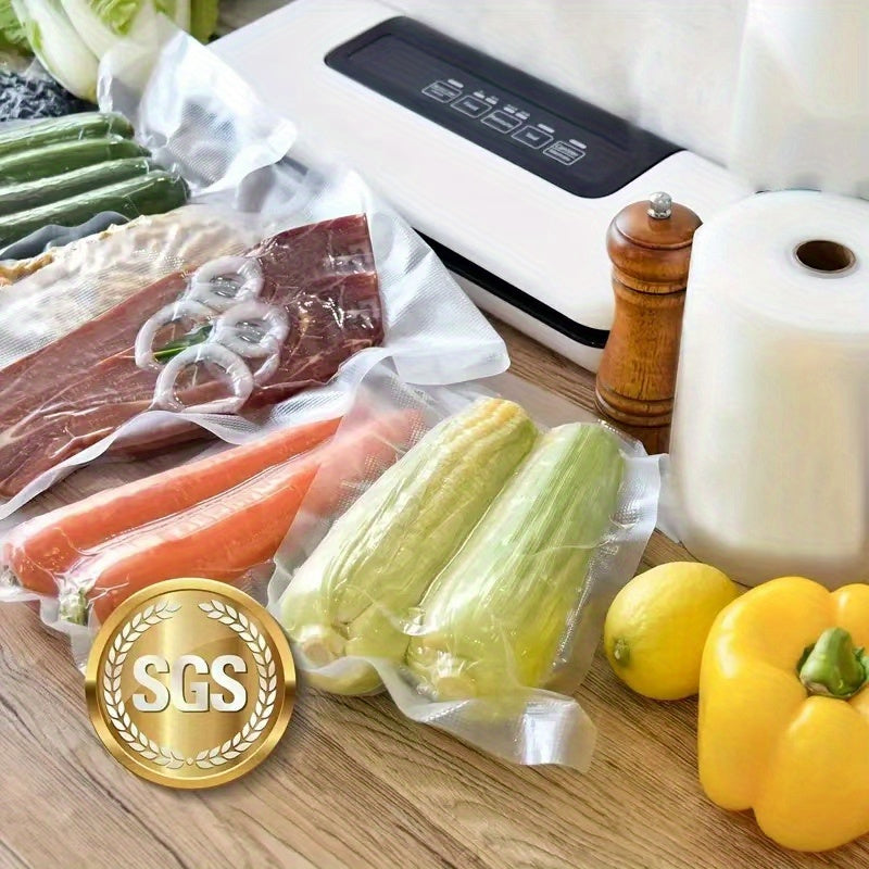100pcs Food Storage Vacuum Sealer Bags BPA-Free Pre-Cut for Sous Vide Meal Prep