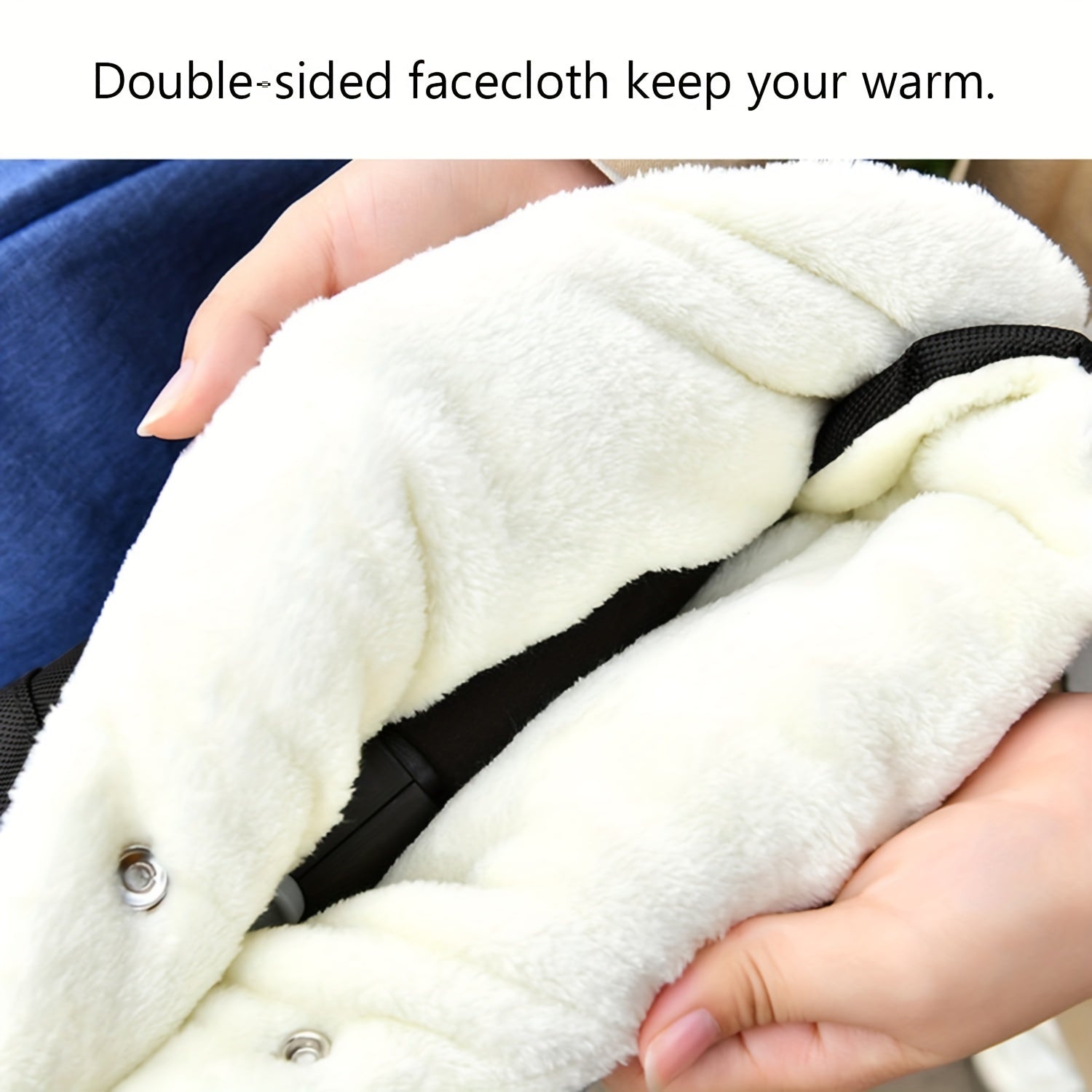 Waterproof Stroller Warm Gloves for Car Handlebar Hand Warmers Thickened Insulated