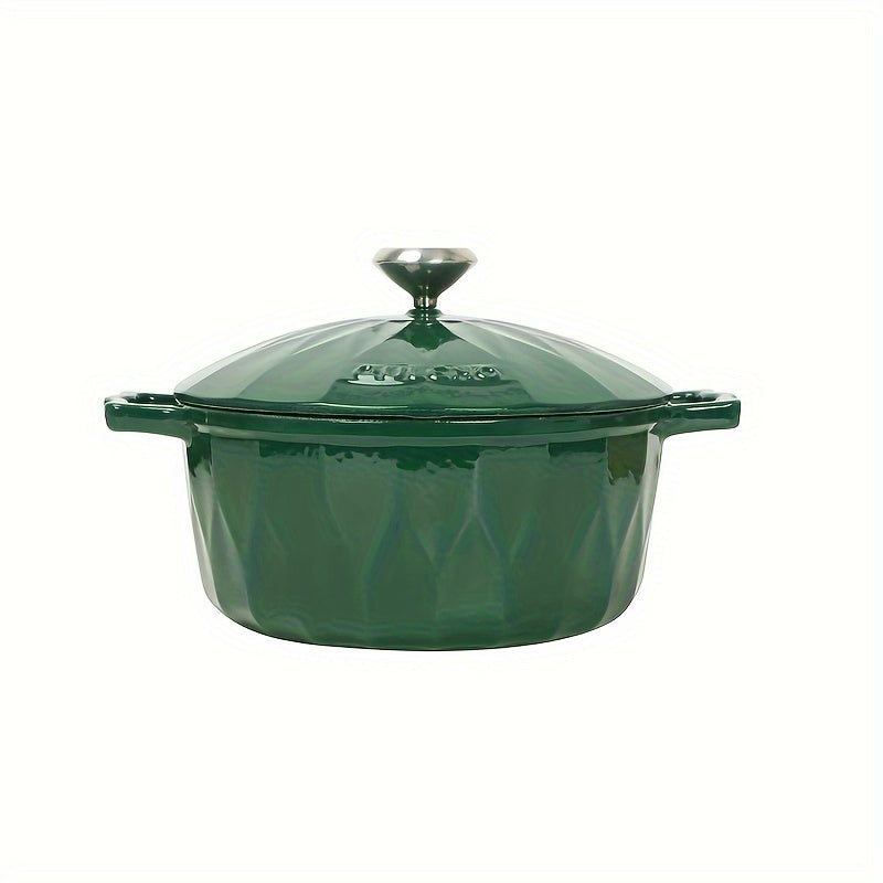 Enamelled Cast Iron Pot 78oz 138oz 169oz Non-Stick for Rice Sauces Induction