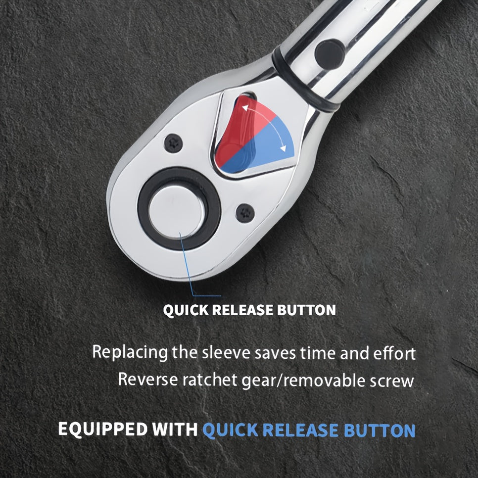 Adjustable Industrial-Grade Torque Wrench Auto Mechanic Tool for Accurate Torque