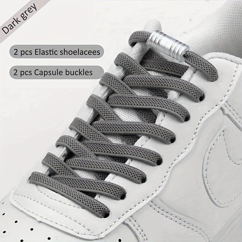 Uniseks elastik rang-barang toʻqilgan poyabzal lentalari uchun sneakers va kundalik poyabzal