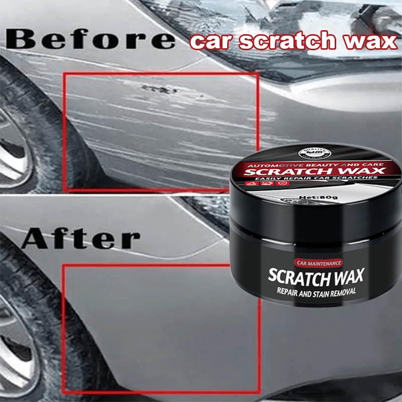 Car Scratch Repair Wax 80g Universal Paint Swirl Remover for Vehicles
