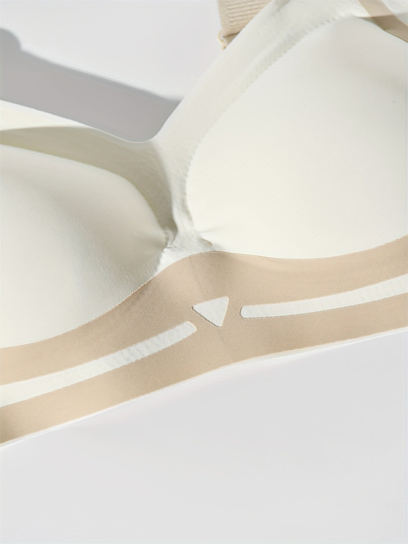 Women Seamless Triangle Underwear Set Contrast Color 2 Pack