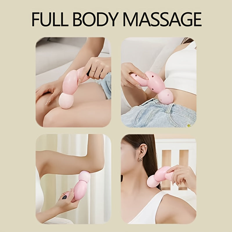 Ko'p funksiyali massaj quroli, uzoq muddatli batareya, ixcham dizayn, jim ishlash va bir nechta tana qismlarini massaj qilish uchun sozlanadigan parametrlar bilan.