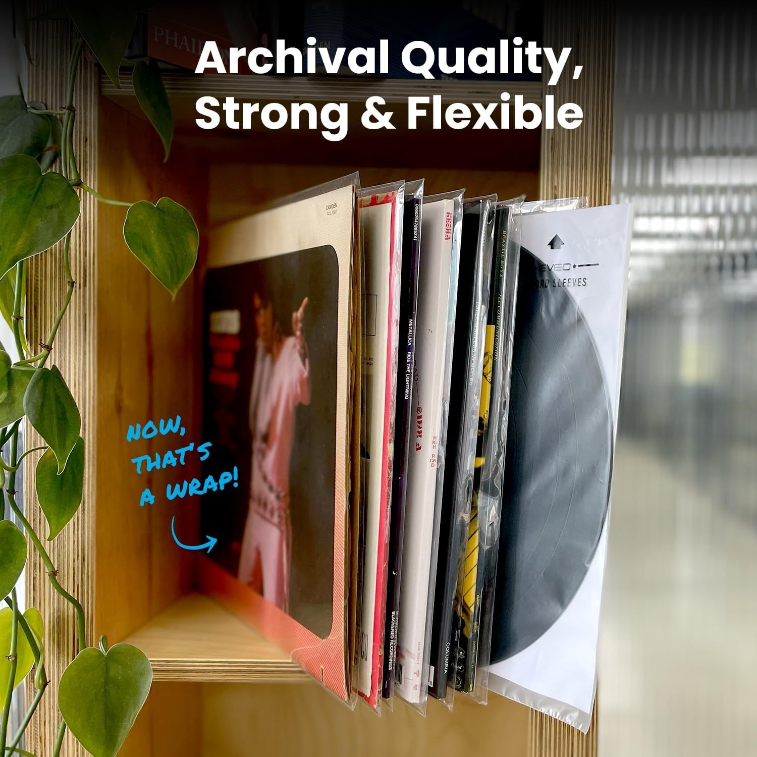 Комплект обложек для виниловых пластинок, совместимый с обложками для одиночных и двойных LP-альбомов, прозрачный пластиковый материал, обеспечивает надлежащую защиту для вашей коллекции LP. Доступен в упаковках по 30/50/100 штук.