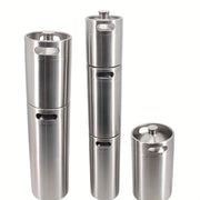 Mini Beer Keg Stainless Steel Refillable Portable for Homebrew and Craft Beverages