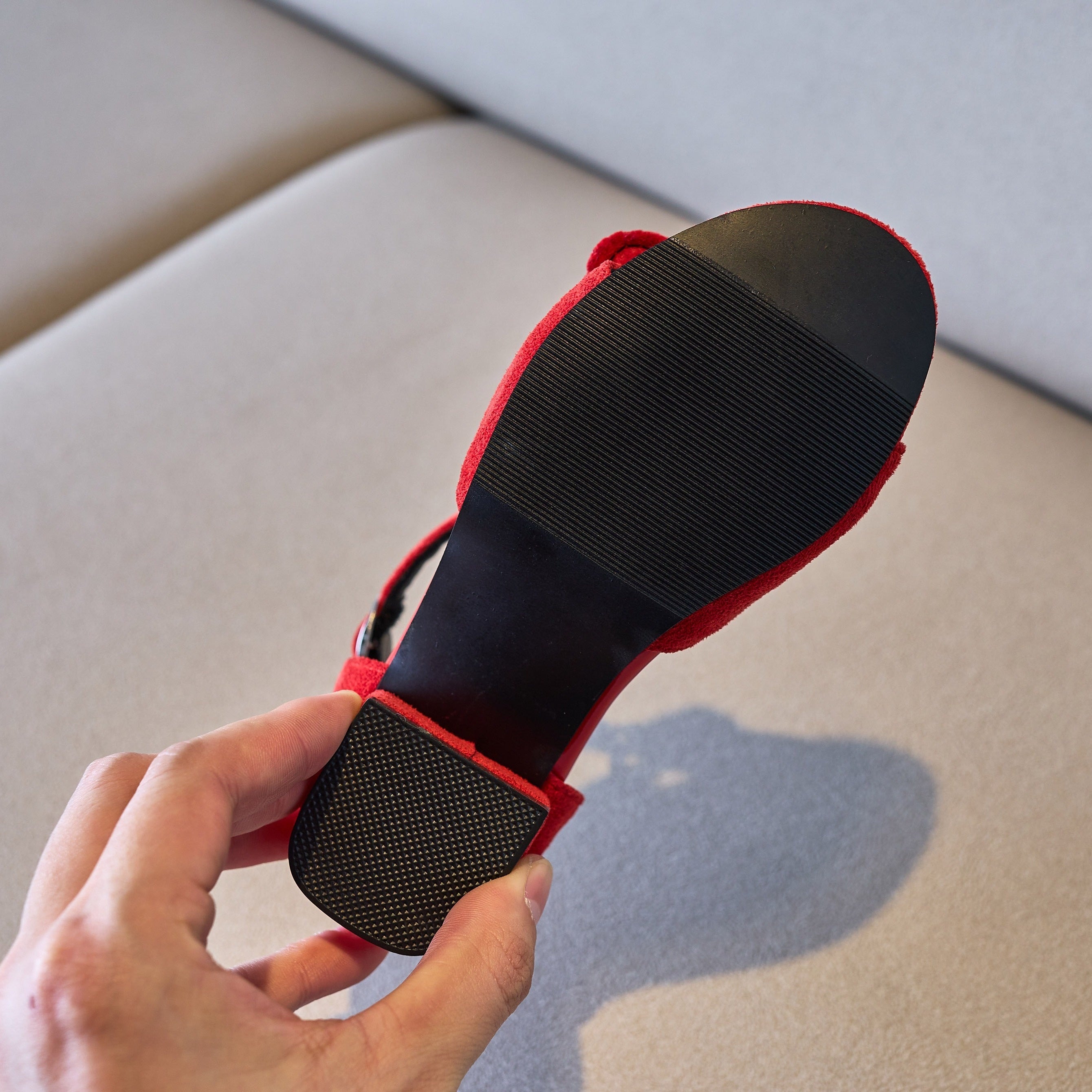 Girls' Shoes Princess Dance Trendy Small Heels PU Rubber Fall Spring All-Season