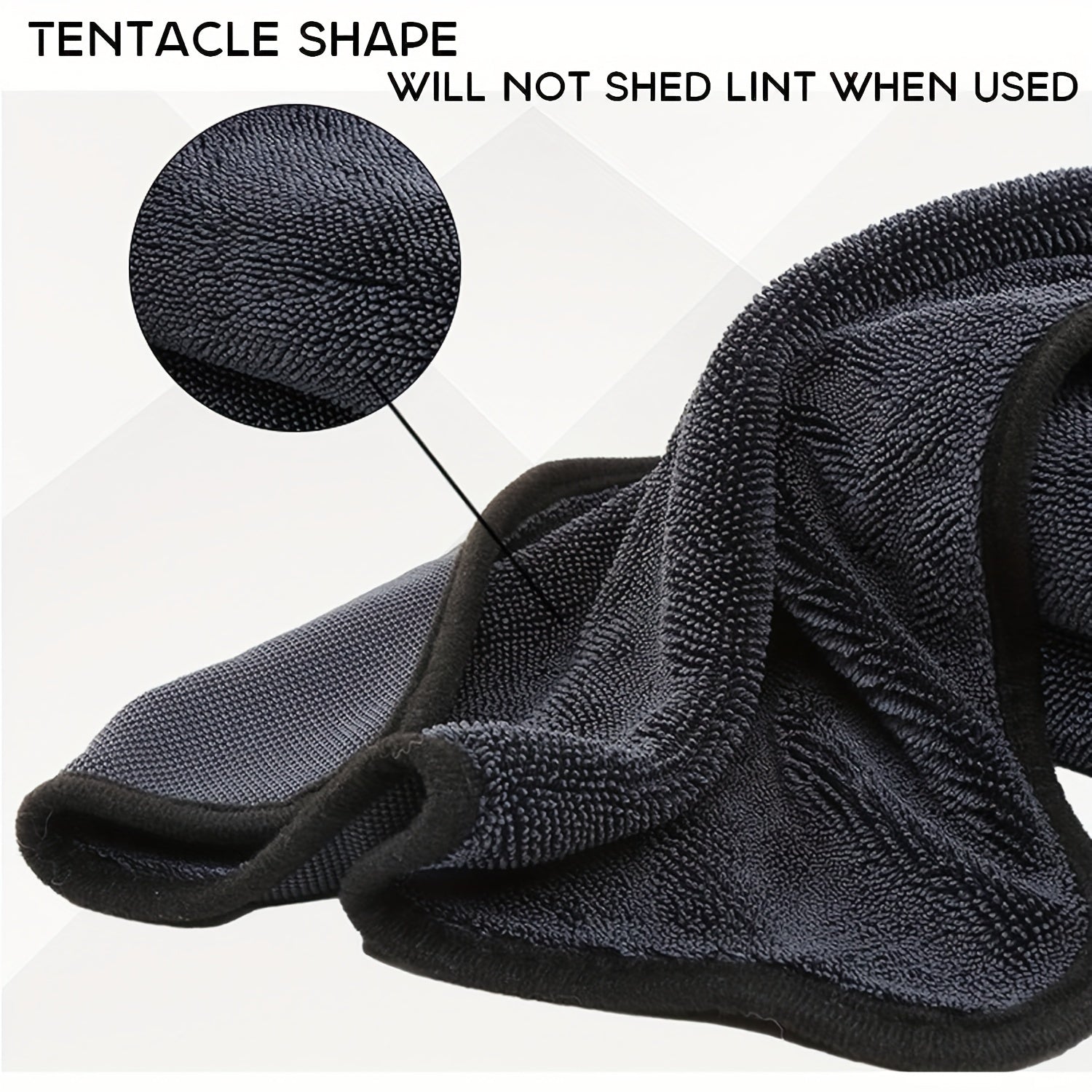 3Pcs Ultra-Fine Fiber Car Cleaning Cloths Reusable Soft Absorbent Towels