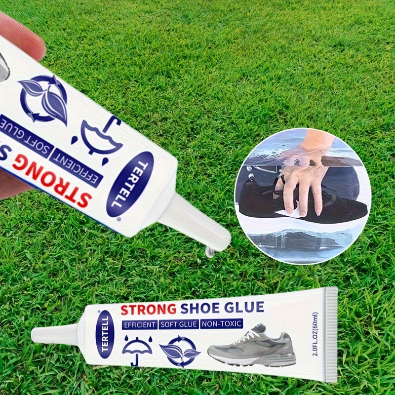 Strong Waterproof Shoe Glue 60ml Non-Toxic Transparent Adhesive for Plastic Repairs