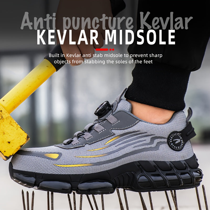 All-Season Breathable Fabric Low Top Sneakers with Round Toe Elastic Closure and Golden Head Guard