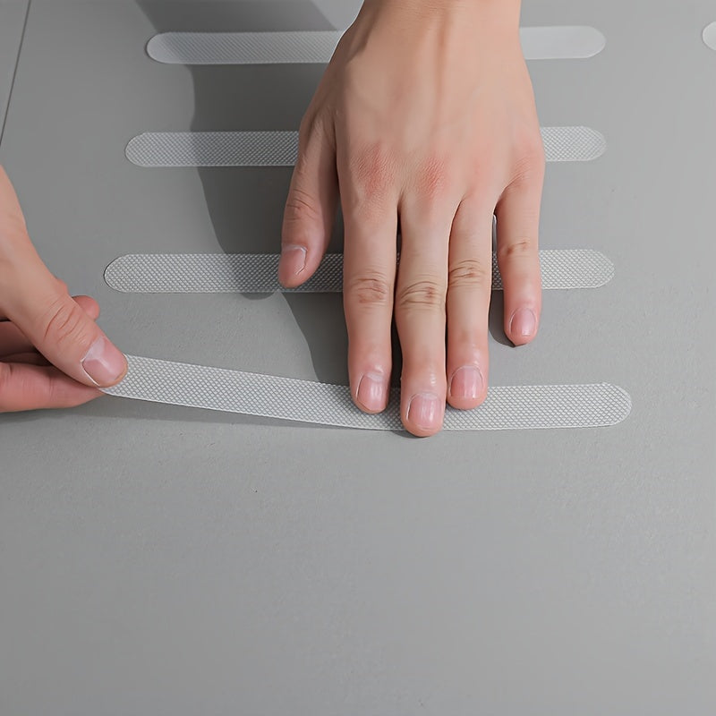 6 Transparent Waterproof Anti-Slip Bathtub Strips 220cm for Bathroom Safety