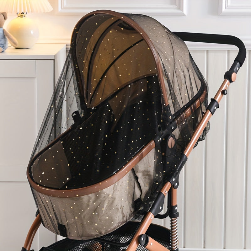 Bolalar aravachasi uchun chivinlar tarmog'i nafas oladigan qoplama himoya uchun