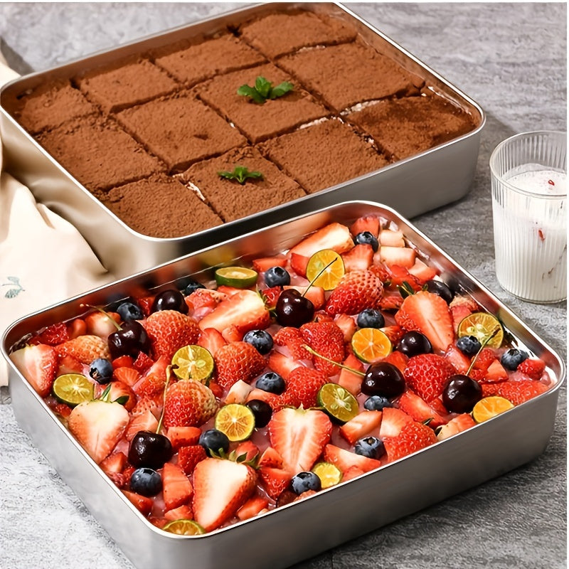 5pcs Stainless Steel Food Storage Containers with Clear Lids Leak-Proof Stackable