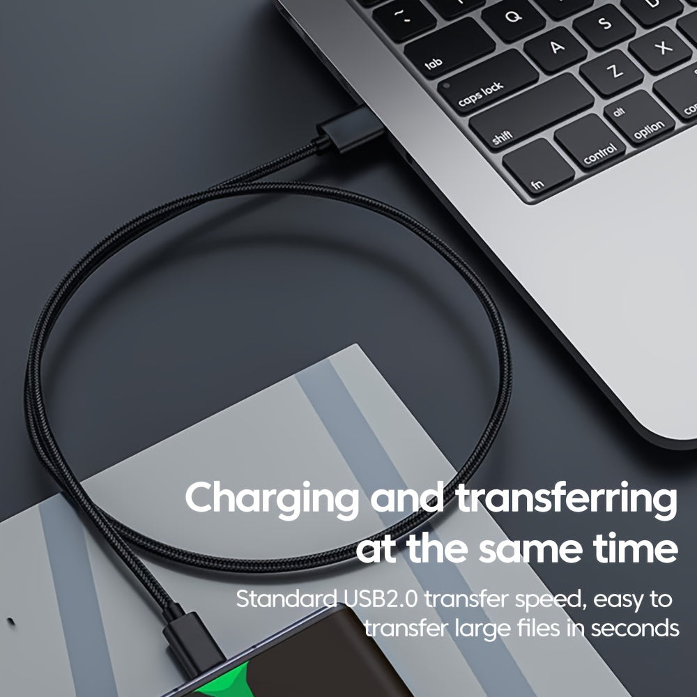 120W 6A USB Type C Charging Cable for Data Transfer and Fast Charging