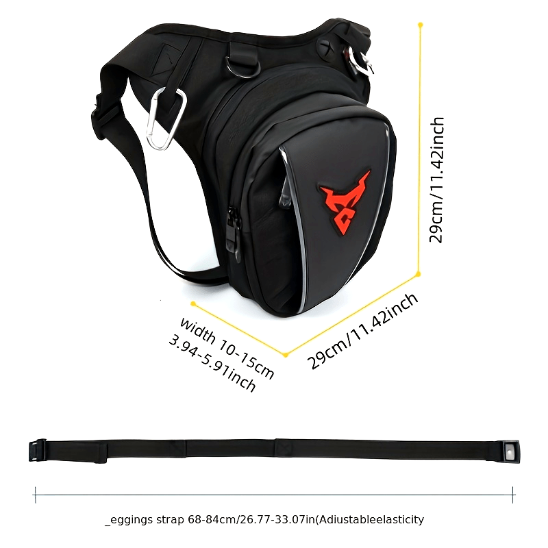 Unisex Outdoor Canvas Motorcycle Drop Leg Side Bag Waist Bag Riding Outdoor Gear