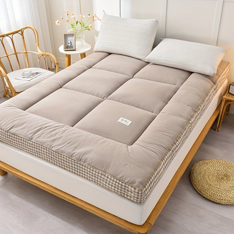 Yumshoq va hashamatli tekis to'shak ustki qismi, yotoqxonangiz, mehmonxonangiz yoki talabalar yotoqxonasida barcha mavsumlar uchun qulaylik uchun mukammal. Nafas oladigan va yumshoq, kuz va qish uchun qulay uyqu uchun zarur.