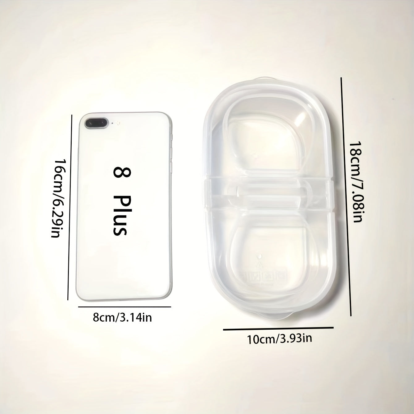 Pishloq, moy, meva va sabzavotlar uchun plastik muzlatgich saqlash qutisi - uy oshxonasida oziq-ovqat saqlash uchun ikki qopqoqli yangi saqlash konteyneri.