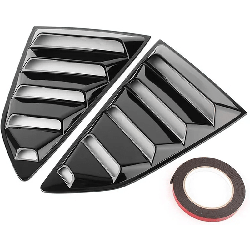 2 ta to'plam qora ABS orqa burchak oynasi ventilyatorlari uchun Camaro 2016-2022