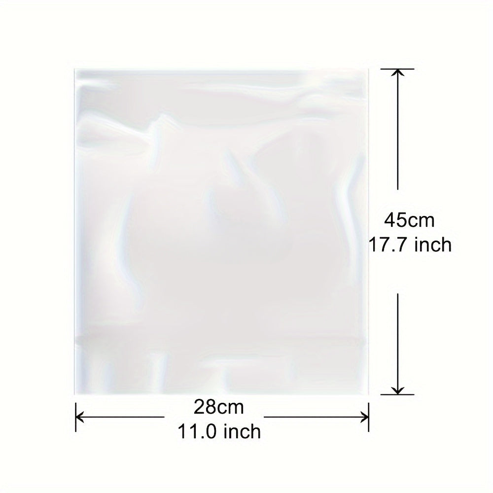 50 Pcs Transparent Waterproof PVC Sneaker Protector Bags, Shoe Wraps