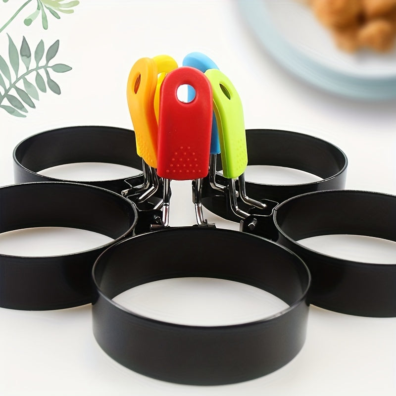 Stainless Steel Egg Poacher Rings Set of 1 Non-Stick Cooking Accessories