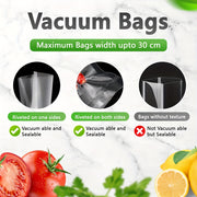 Avtomatik vakuum yopish mashinasi, kesgich bilan, quruq va nam oziq-ovqat rejimlari, LCD sensorli ekran, kuchli suv o'tkazmaydigan, oshxona oziq-ovqat saqlash