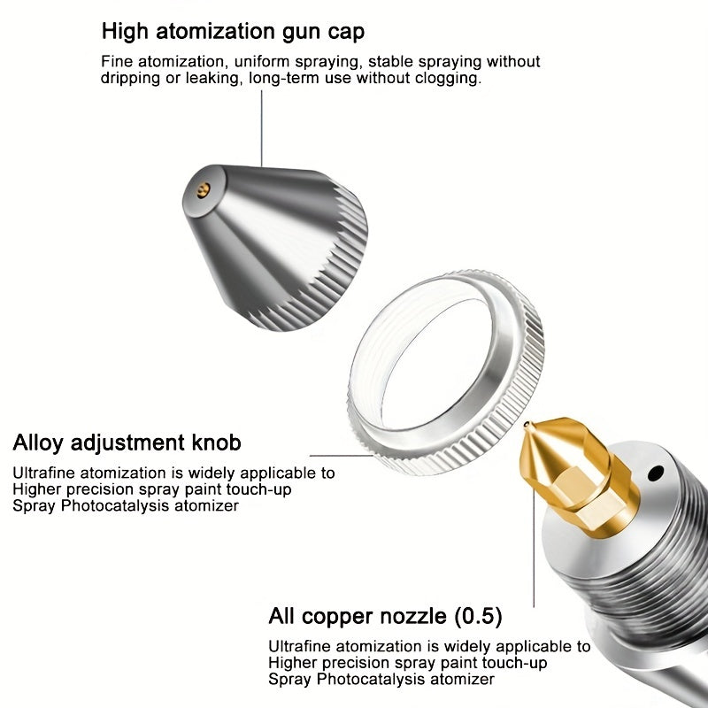 Маленький распылитель краски для автомобиля, мебели, кожи, подкраска и ремонт