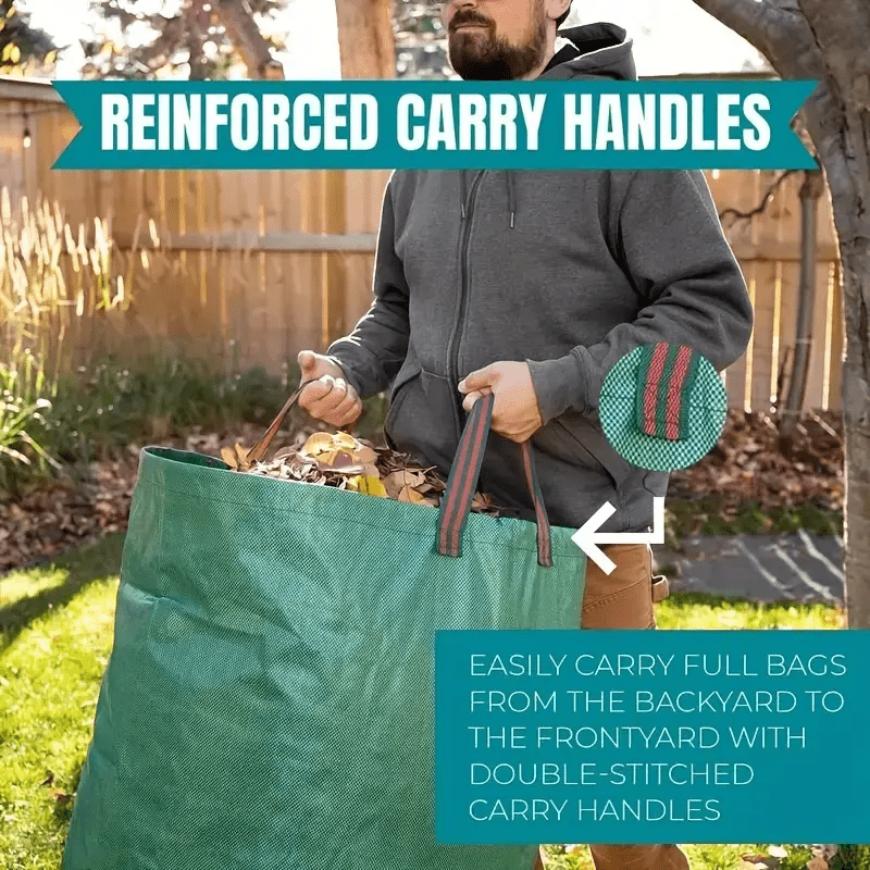 Garden Leaf Bag 120L 32Gallon Horticulture Waste Collection Bag