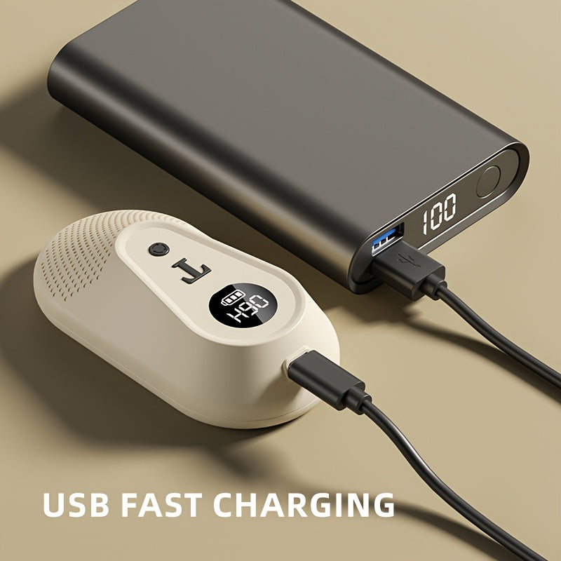 Portativ poyafzal deodorant USB qayta to'ldiriladigan, ozonli taymer bilan, uzoq batareya