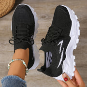 Women's Plus Size Breathable Mesh Sneakers Casual Slip-On Walking Shoes