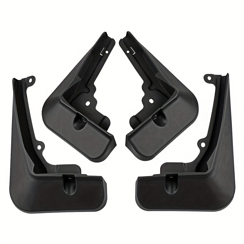 4pcs Black Mud Flaps Splash Guards for Cars Front and Rear Durable PP