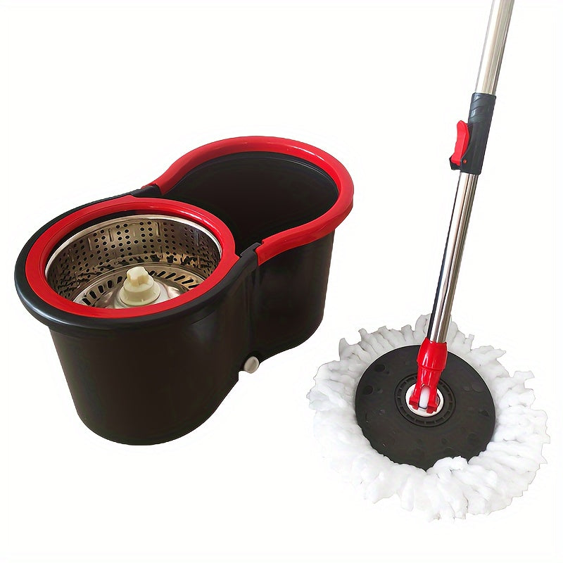 Set de fregona y cubo multiusos con esponjas de repuesto adicionales para la limpieza del hogar